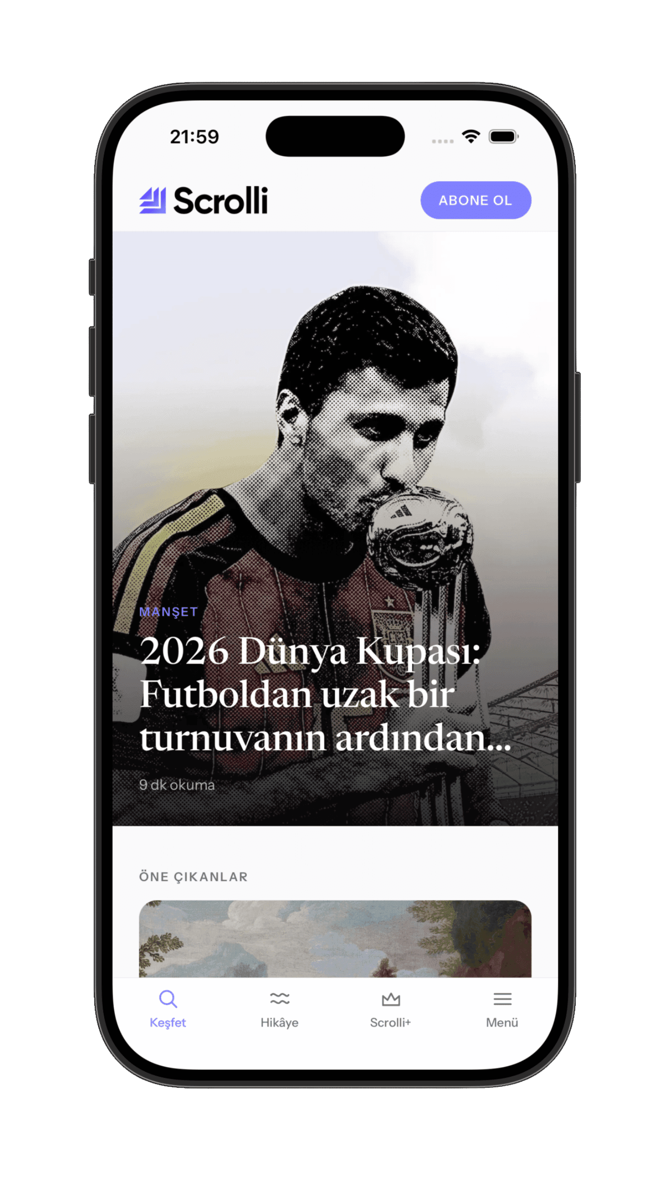 Derinlemesine habere açılan tek kapı.